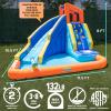 Sportspower Big Wave II Inflatable Water Slide Bounce House with Climbing Wall & Splash Pool, Heavy Duty, ASTM Certified, on Included Blower, 11.5 x 10.5 x 8 FT view 4