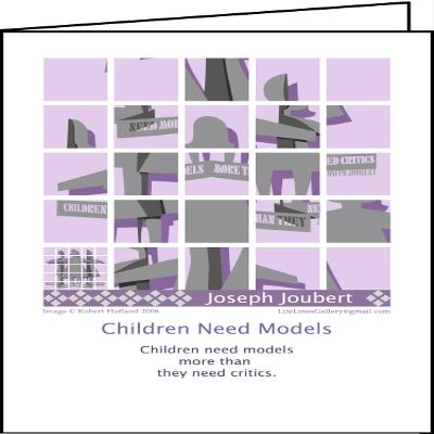 Quotation Cards, Children Need Models