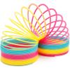 The Dreidel Company Jumbo Rainbow Plastic Coil Spring, Party Favor for Kids, Individually Wrapped, 6" (150mm) Spring (2-Pack) view 2