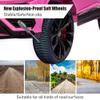 YOFE Electric Ride On Car for Kids, 12V Licenced Lamborghini Kids Electric Vehicles with Remote Control, AUX, Spring Suspension, Music, LED Lights, USB Port, Foot Pedal (Pink) view 3