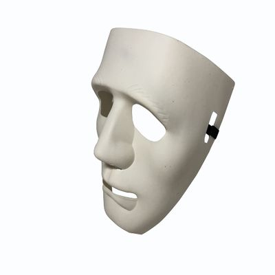 Hip-Hop, B-boy, Prom, Halloween, Birthday, Party, Dance Mask. Fits to most. 7.5 x 7.5 inches (White)