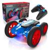 Force1 Tornado Red LED Remote Control Car for Kids- Double Sided Driving Fast RC Cars 360 Flips, Outdoor 4WD Off Road Stunt RC Car, All Terrain Tires, RC Crawler Rechargeable Battery, 2.4GHz Remote view 1