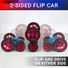 Force1 Tornado Red LED Remote Control Car for Kids- Double Sided Driving Fast RC Cars 360 Flips, Outdoor 4WD Off Road Stunt RC Car, All Terrain Tires, RC Crawler Rechargeable Battery, 2.4GHz Remote view 4