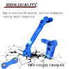 Aluminum Steering Parts Set Upgrades Parts for 1/10 Senton/Granite/Big Rock/Typhon 4X4 3S BLX,Outcast/Kraton 4x4 4S BLX,ARRCat Steering Bellcrank and Steering Link,Replaces AR340132,Blue view 3