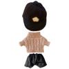 niannyyhouse Egg Cap Sweater Pants 3-Piece Set Dress Up 7.8in20cm Plush Doll Clothes Accessories view 1