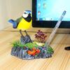 Tipmant Cute Electronic Birds Toys Pets Simulation Realistic Move Chirp Electric Office Home Desk Decor Decoration Kids Birthday Gifts (Blue & Yellow) view 3
