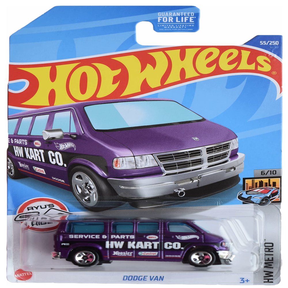 Hot Wheels Dodge Van, Metro 6/10 [Purple]