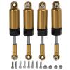 Lairun 4Pcs RC Shocks Absorber 60mm Damper Internal Spring for MN 1/16 Remote Control Car Model Upgrades, Adjustable Internal Spring Damper Shocks Upgrade Parts, RC Car Metal Air Damper Shock(#2) view 1