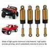 Lairun 4Pcs RC Shocks Absorber 60mm Damper Internal Spring for MN 1/16 Remote Control Car Model Upgrades, Adjustable Internal Spring Damper Shocks Upgrade Parts, RC Car Metal Air Damper Shock(#2) view 4