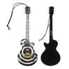 Jiawu Guitar Model, Basswood Miniature Guitar Mini Musical Instrument Gift Miniature Dollhouse Model Home Decoration view 2