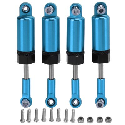 Lairun 4Pcs RC Shocks Absorber 60mm Damper Internal Spring for MN 1/16 Remote Control Car Model Upgrades, Adjustable Internal Spring Damper Shocks Upgrade Parts, RC Car Metal Air Damper Shock(#3)
