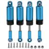Lairun 4Pcs RC Shocks Absorber 60mm Damper Internal Spring for MN 1/16 Remote Control Car Model Upgrades, Adjustable Internal Spring Damper Shocks Upgrade Parts, RC Car Metal Air Damper Shock(#3) view 1