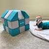 nets Tribe Magnetic Soft Building Blocks for Kids, Magnetic Blocks, Big Blocks, Educational Toys, Incredibly Fun Building Block for Children (Blue+Gray) view 3