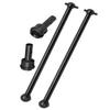 Rear Drive Shaft Upgrades Part for 1/7 Mojave 6S BLX,2pcs ARRCat Rear Harden Metal #45 CVD Drive Shaft Hop-up Parts,RC Heavy Duty Driveshaft for 1/7 Mojave 6S BLX (More Power 2022) Black view 1