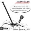 Rear Drive Shaft Upgrades Part for 1/7 Mojave 6S BLX,2pcs ARRCat Rear Harden Metal #45 CVD Drive Shaft Hop-up Parts,RC Heavy Duty Driveshaft for 1/7 Mojave 6S BLX (More Power 2022) Black view 4