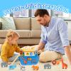 KMTJT Toddlers Wooden Noah's Ark Toy Animal Playset, Baptism Gifts for 1 2 3 Boys Girls, Shape Sorter Early Learning Montessori Toys with Bible Story Book for 12 18 24 Months Babies view 3
