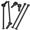4pcs Front Rear Drive Shaft Upgrades Part for 1/7 Mojave 6S BLX,ARRCat Harden Metal #45 CVD Drive Shaft Hop-up Parts,RC Heavy Duty Driveshaft for 1/7 Mojave 6S BLX (More Power 2022) Black view 1