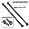 4pcs Front Rear Drive Shaft Upgrades Part for 1/7 Mojave 6S BLX,ARRCat Harden Metal #45 CVD Drive Shaft Hop-up Parts,RC Heavy Duty Driveshaft for 1/7 Mojave 6S BLX (More Power 2022) Black view 4