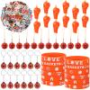 Aoriher 120 Pieces Basketball Party Favors Set, Basketball Goodie Bag Fillers, Toy Whistle Silicone Bracelet Luminous Tattoo Sticker Keychain for Basketball Party Supplies view 1