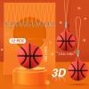 Aoriher 120 Pieces Basketball Party Favors Set, Basketball Goodie Bag Fillers, Toy Whistle Silicone Bracelet Luminous Tattoo Sticker Keychain for Basketball Party Supplies view 4