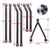 Benedict Harry Aluminum High Clearance Chassis Links for 1/24 RC LWB Axial SCX24 AXI00005 Upgrade Part (Black) view 2