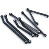 Benedict Harry Aluminum High Clearance Chassis Links for 1/24 RC LWB Axial SCX24 AXI00005 Upgrade Part (Black) view 3