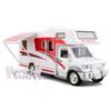 BDTCTK 1:28 Scale DIY Luxury Motorhome DIE-CAST Car Model, Zinc Alloy Die-Cast Pull Back Vehicles Kid Toys for Boy Girl Gift (Red) view 1