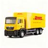 BDTCTK DHL Container Truck Model Toy - Zinc Alloy Die-Cast Pull-Back Car, Educational Toy for Boys & Girls, Collectible Vehicle for Kids view 1