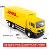 BDTCTK DHL Container Truck Model Toy - Zinc Alloy Die-Cast Pull-Back Car, Educational Toy for Boys & Girls, Collectible Vehicle for Kids view 2