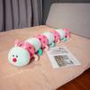 CASAGOOD 35.4 Inch Caterpillar Stuffed Animals Colorful Plush Toys Hugging Pillow Soft Plushies Doll (Aqua) view 3