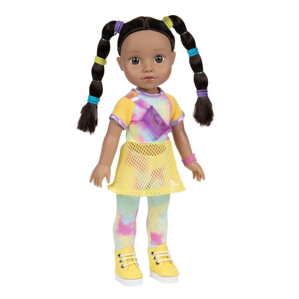 Adora Glow Girls Doll Set with Glow-in-The-Dark Accessories & Clothes, 14.5" Realistic Soft & Cuddly Baby Doll for Kids and Toddlers Birthday Gift for Ages 3+ - Harmony