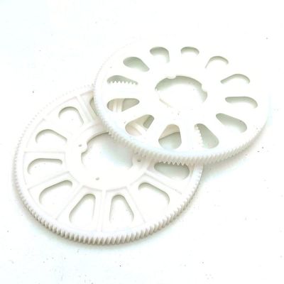 STASRC 2Pcs 134T Slant Thread Main Drive Gear Parts for T-Rex 500 Helicopter