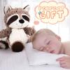 2-Piece Raccoon Plush Set - Soft, Cute, 14-Inch Brown Raccoon Stuffed Animals for Kids view 3