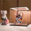 LASOA Acrylic Display Case for Collectibles with LED Light, Alternative Glass Display Box With Black Base and Lid, Self-Assembly Clear Storage Showcase for Figurine Memorabil (12x12x12inch;30x30x30cm) view 3