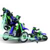 LEXiBOOK RC18, Crosslander Radio Road Motorcycle, up to 12km/h, Perfect Balance, Light Effects, Crazy skids, Fast Acceleration, Ergonomic Remote Control, Rechargeable view 2