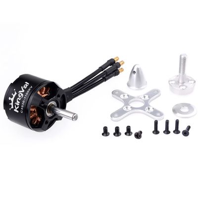 KingVal Replacement 3530 1100KV Brushless Motor with Screw Kit Compatible with RC Fixed-Wing Airplane Glider Aircraft