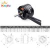 KingVal Replacement 3530 1100KV Brushless Motor with Screw Kit Compatible with RC Fixed-Wing Airplane Glider Aircraft view 2