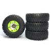 ND 4PCS Black RC Buggy Rubber Tire Tyres with Wheel Rims for WLtoys 12428 1/12 view 4