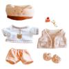 niannyyhouse Bear Suit Dress Up Hat T-Shirt Vest Pants Shoes Backpack 7.8in20cm Plush Doll Stuffed Figures Toys Clothes Accessories view 1