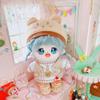 niannyyhouse Bear Suit Dress Up Hat T-Shirt Vest Pants Shoes Backpack 7.8in20cm Plush Doll Stuffed Figures Toys Clothes Accessories view 4