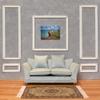 iLAND Dollhouse Couch, Modern Dollhouse Furniture on 1/12 Scale, Miniature Sofa for Dollhouse Living Room (Light Sky Blue Velvet) view 3