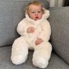 YIHANGG 70cm Huge Reborn Toddler Doll Blonde Curly Hair Boy 28inch Realistic 3D Skin Reborn Baby Doll Dress Up Art Bebe Xmas Birthday Gift view 1