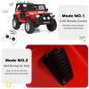OLAKIDS Kids Ride on Truck, 2 Seater 12V Electric Vehicle with Remote Control, Toddler Battery Powered Toy Car with 2 Speeds Rocking Function Spring Suspension Bluetooth USB AUX Music view 3
