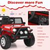 OLAKIDS Kids Ride on Truck, 2 Seater 12V Electric Vehicle with Remote Control, Toddler Battery Powered Toy Car with 2 Speeds Rocking Function Spring Suspension Bluetooth USB AUX Music view 4