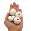 1Pc Handmade Extra Large Round Beads, Ceramic Craft Supplies for Macrame (20 mm, White) view 2