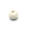 1Pc Handmade Extra Large Round Beads, Ceramic Craft Supplies for Macrame (20 mm, White) view 3