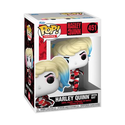 Funko POP! Heroes: DC - Harley Quinn with Bat - DC Comics - Collectable Vinyl Figure - Gift Idea - Official Merchandise - for Kids & Adults - Comic Books Fans - Model Figure for Collectors