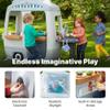 Step2 Adventure Camper Kids Playhouse, Indoor/Outdoor Playset with Kitchenette, Interactive Doorbell Sounds, 52-Piece Toy Accessories, Durable Plastic, For Toddlers 2+ Years view 4