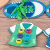 ink2055 Shoelace Threading Toys Easy to Use -Scratch Lacing Shoes Threading Teaching Toys for Toddler Boy view 3