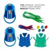 ink2055 Shoelace Threading Toys Easy to Use -Scratch Lacing Shoes Threading Teaching Toys for Toddler Boy view 4